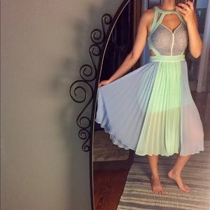 Three Floor City Lights dress